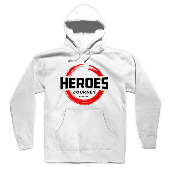 Heroes Journey Podcast - Men's Premium Pullover Hoodie - White - 15Q69S Thumbnail