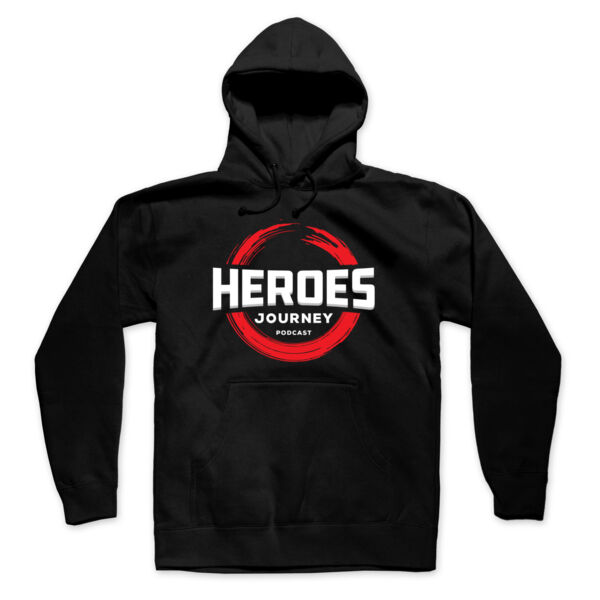 Heroes Journey Podcast - Men's Premium Pullover Hoodie - Black - 5MJKYN Thumbnail